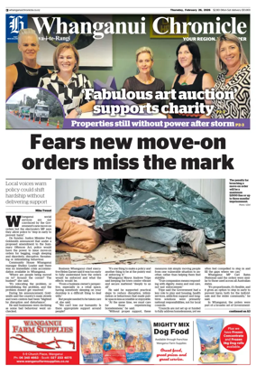 Cover of Whanganui Chronicle