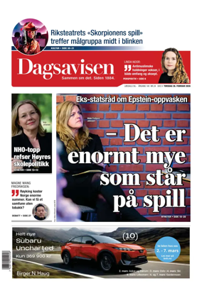 Cover of Dagsavisen