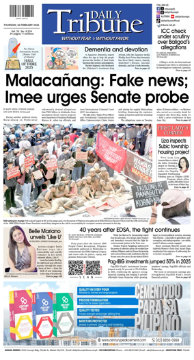 Cover of Daily Tribune (Philippines)