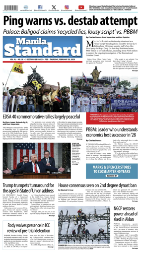 Cover of Manila Standard