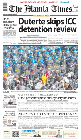 Cover of The Manila Times