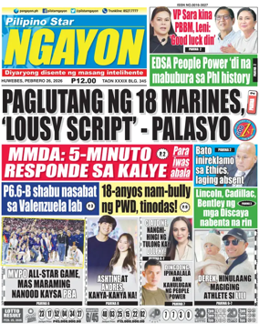 Cover of Pilipino Star Ngayon