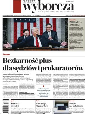 Cover of Gazeta Wyborcza Stoleczna