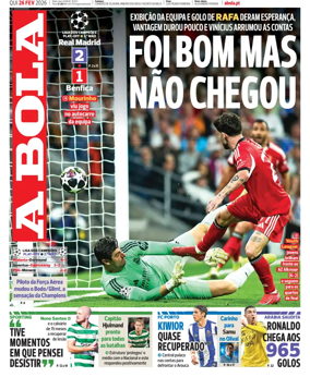 Cover of A BOLA (Portuguese)