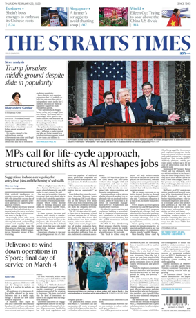 Cover of The Straits Times