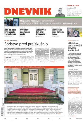 Cover of Dnevnik (Slovenija)
