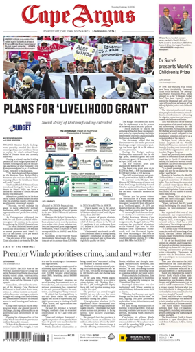 Cover of Cape Argus (PM Edition)