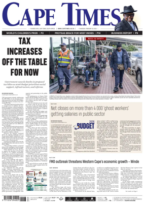 Cover of Cape Times