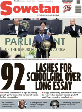 Cover of Sowetan
