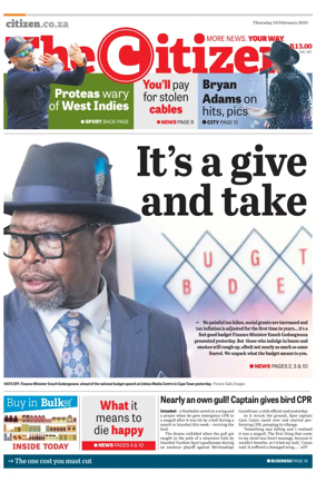 Cover of The Citizen (KZN)