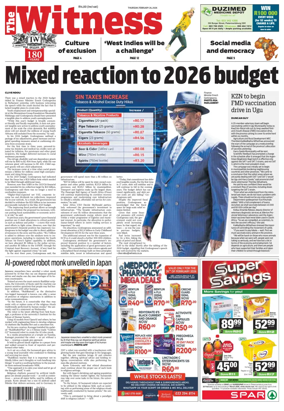 Cover of The Witness (South Africa)