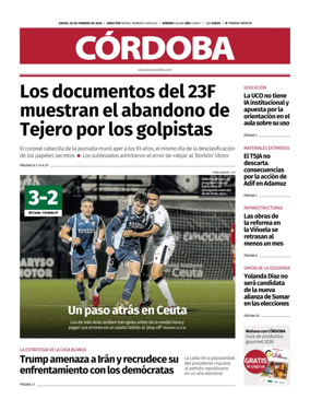 Cover of Diario Cordoba