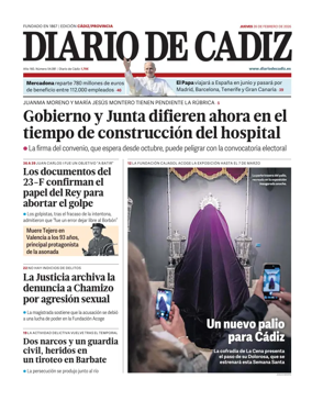 Cover of Diario de Cadiz