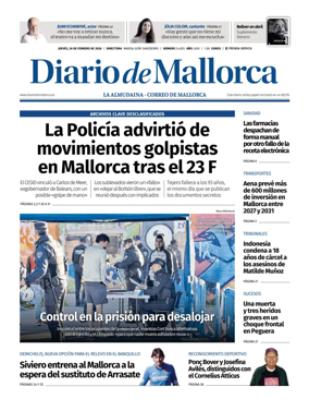 Cover of Diario de Mallorca