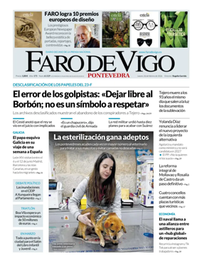 Cover of Faro de Vigo (Pontevedra)