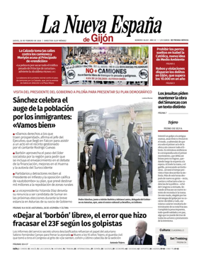 Cover of La Nueva Espana (Gijon)