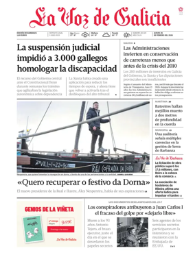 Cover of La Voz de Galicia (Barbanza)