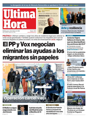 Cover of Ultima Hora