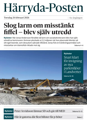 Cover of Harryda-Posten