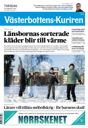 Cover of Vasterbottens-Kuriren
