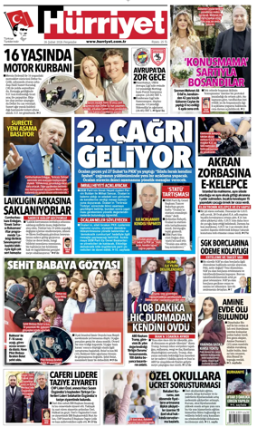 Cover of Hurriyet