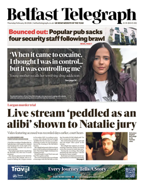 Cover of Belfast Telegraph