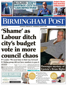 Cover of Birmingham Post