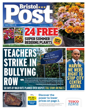 Cover of Bristol Post