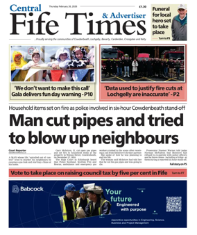 Cover of Central Fife Times