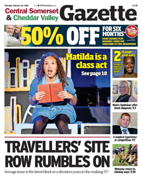 Cover of Central Somerset & Cheddar Valley Gazette