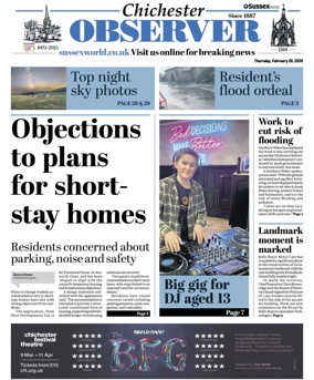 Cover of Chichester Observer