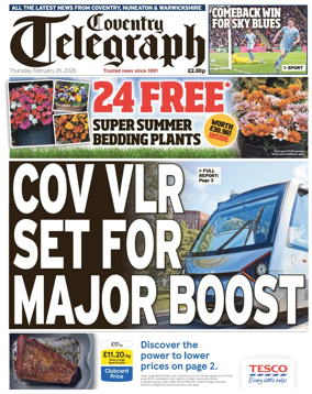 Cover of Coventry Telegraph