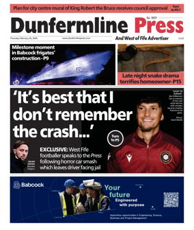 Cover of Dunfermline Press