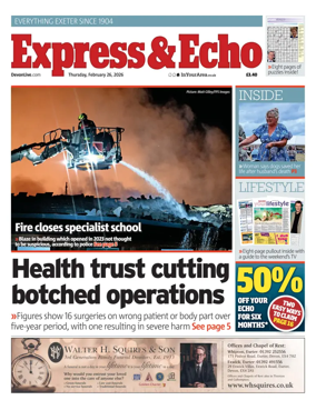 Cover of Express & Echo (City & East Devon Edition)