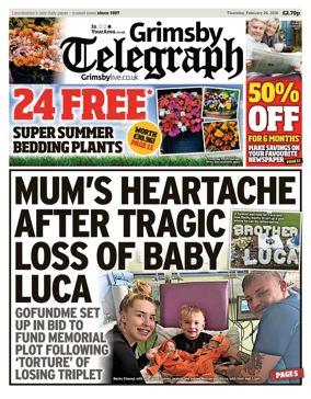 Cover of Grimsby Telegraph