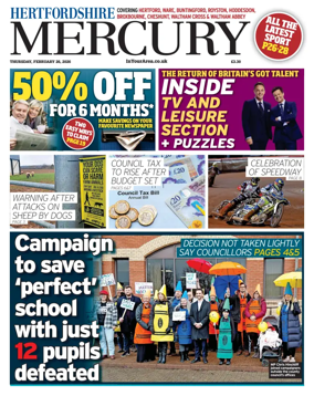 Cover of Hertfordshire Mercury