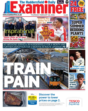 Cover of Huddersfield Daily Examiner