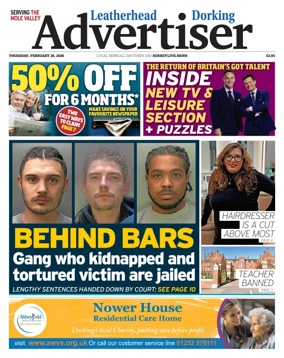 Cover of Leatherhead & Dorking Advertiser