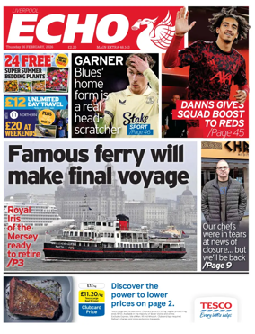 Cover of Liverpool Echo