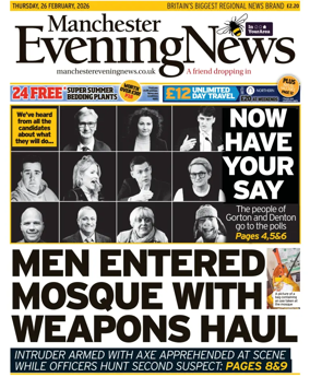 Cover of Manchester Evening News