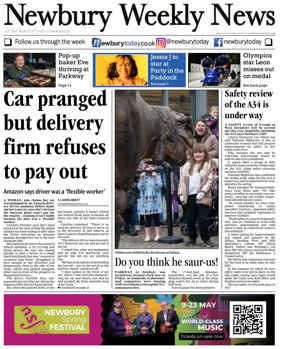 Cover of Newbury Weekly News