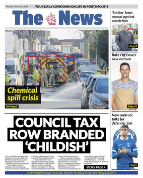 Cover of Portsmouth News