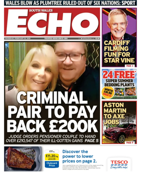 Cover of South Wales Echo
