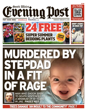 Cover of South Wales Evening Post