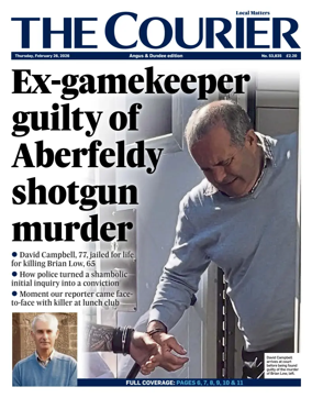 Cover of The Courier & Advertiser (Angus and Dundee)