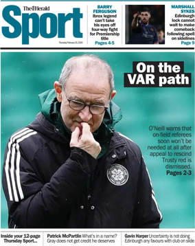 Cover of Herald Sport