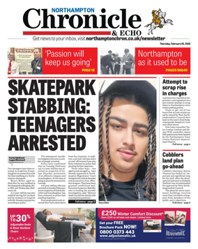 Cover of The Northampton Chronicle and Echo