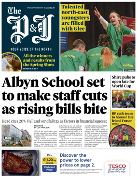 Cover of The Press and Journal (Aberdeen and Aberdeenshire)