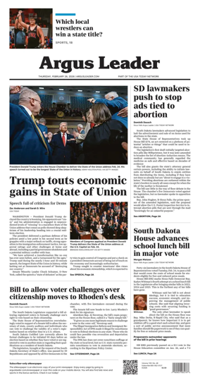 Cover of Argus Leader