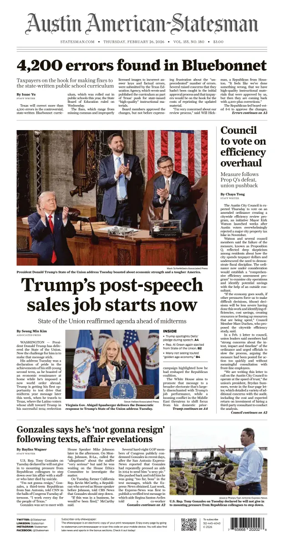 Cover of Austin American-Statesman